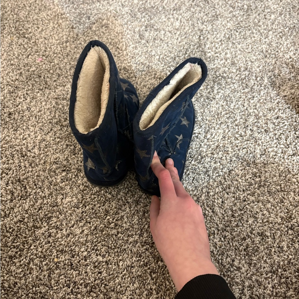 Harper Navy Starry Kids Boots